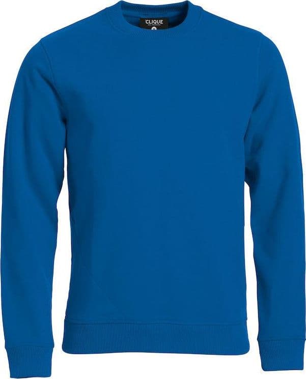 Felpa Classic Girocollo Royal Azzurro Felpa Alta Grammatura con Taschino Nascosto in Felpe senza cappuccio Dresswork - Como, commercioVirtuoso.it