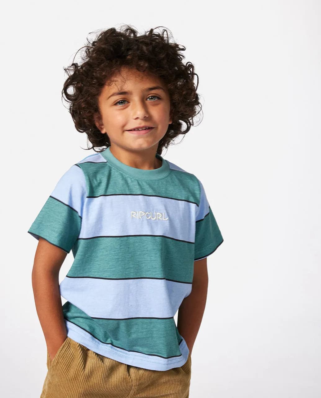 T-Shirt Bimbo Rip Curl Energy Stripe in T-shirt Snotshop - Roma, commercioVirtuoso.it