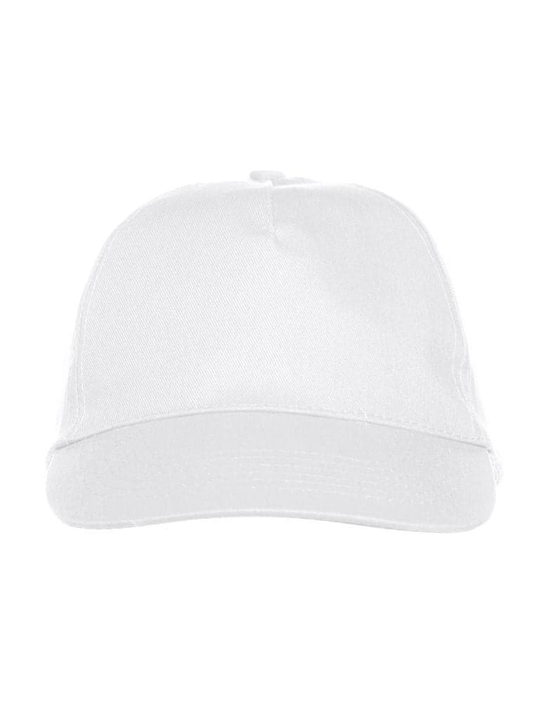 Cappellino Texas Bianco Cappellino 5 Pannelli Chiusura Velcro in Cappellini Dresswork - Como, commercioVirtuoso.it
