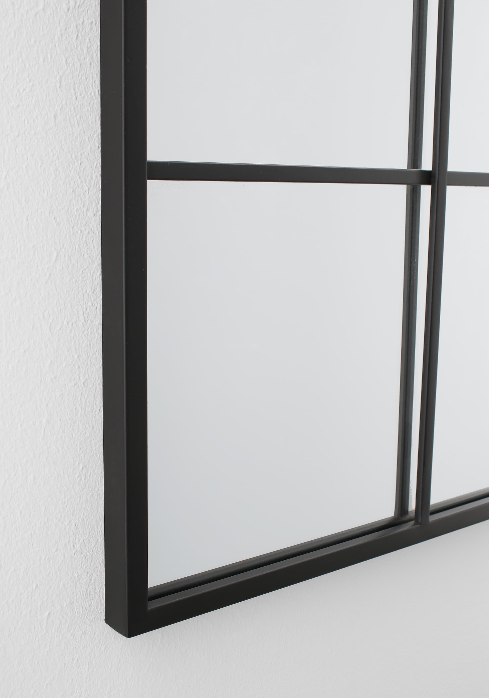 Specchio con cornice in metallo "Window" h 125x2,5x50 cm in Specchi da parete Decor Space - Altamura, commercioVirtuoso.it