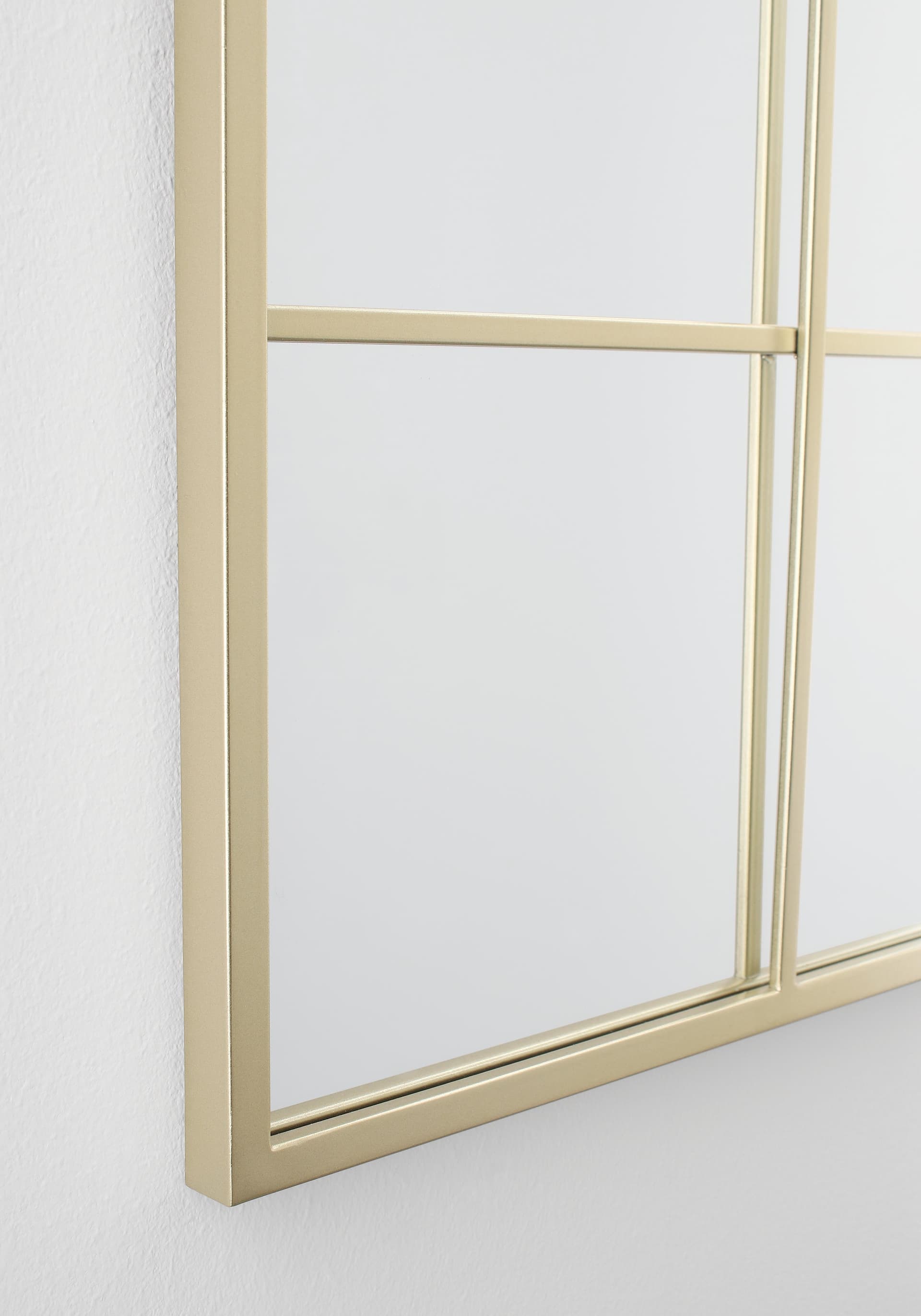 Specchio con cornice in metallo "Window" h 125x2,5x50 cm in Specchi da parete Decor Space - Altamura, commercioVirtuoso.it
