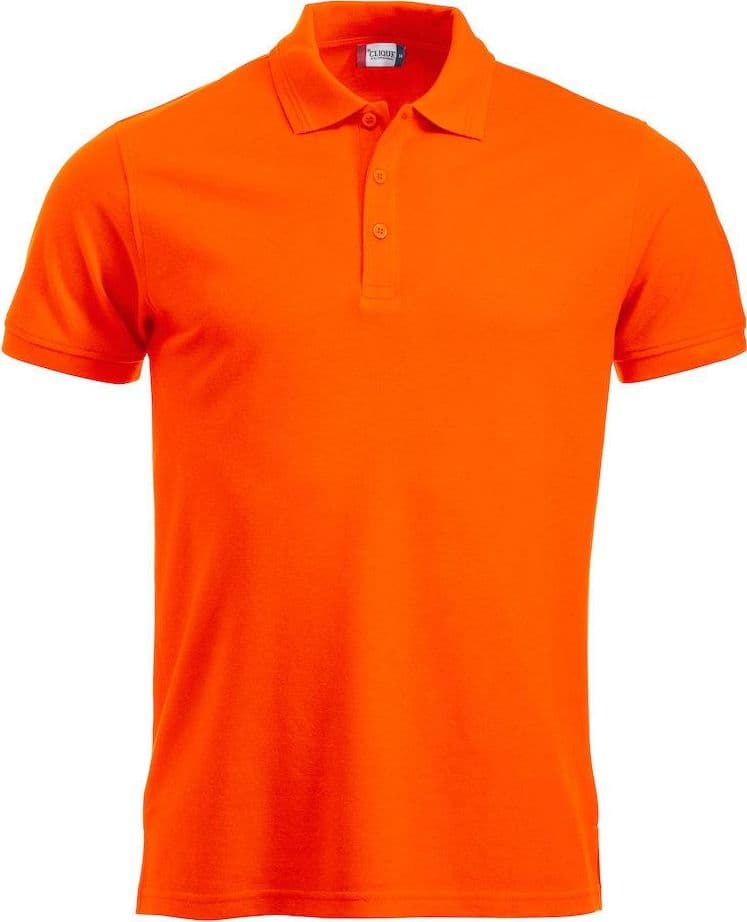 Polo Manhattan Arancio Fluo Polo Uomo Misto Cotone Taglie Forti in Polo Dresswork - Como, commercioVirtuoso.it