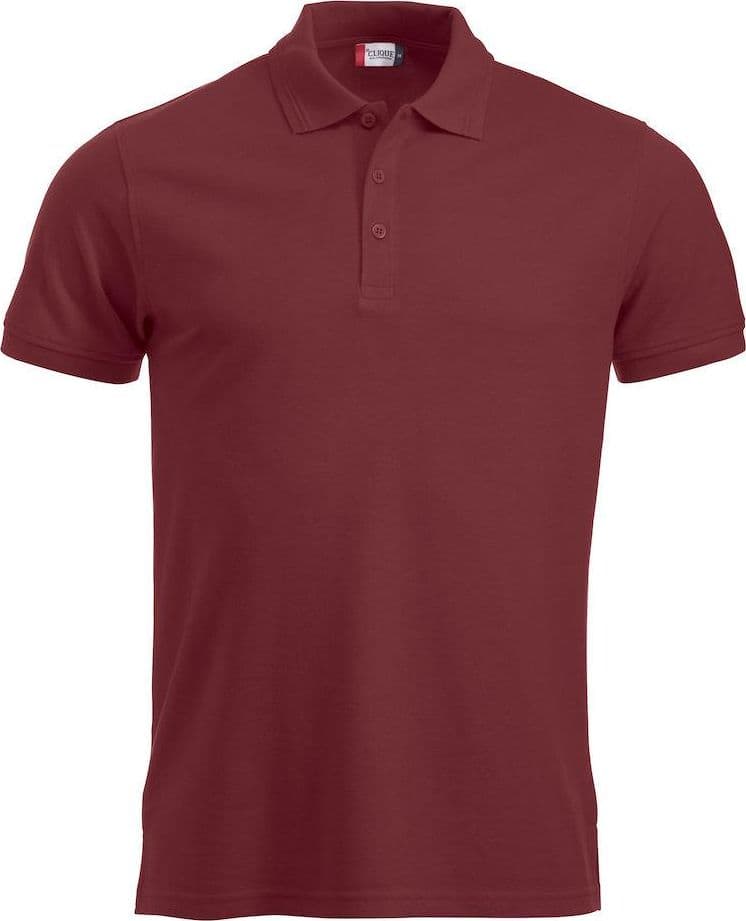 Polo Manhattan Bordeaux Polo Uomo Misto Cotone Taglie Forti in Polo Dresswork - Como, commercioVirtuoso.it