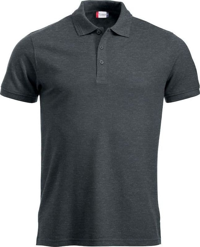 Polo Manhattan Antracite Melange Polo Uomo Misto Cotone Taglie Forti in Polo Dresswork - Como, commercioVirtuoso.it