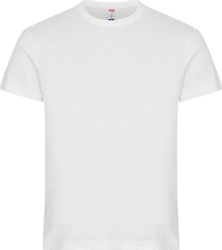 T-Shirt Clique Basic Avorio 145 gr in T-shirt Dresswork - Como, commercioVirtuoso.it