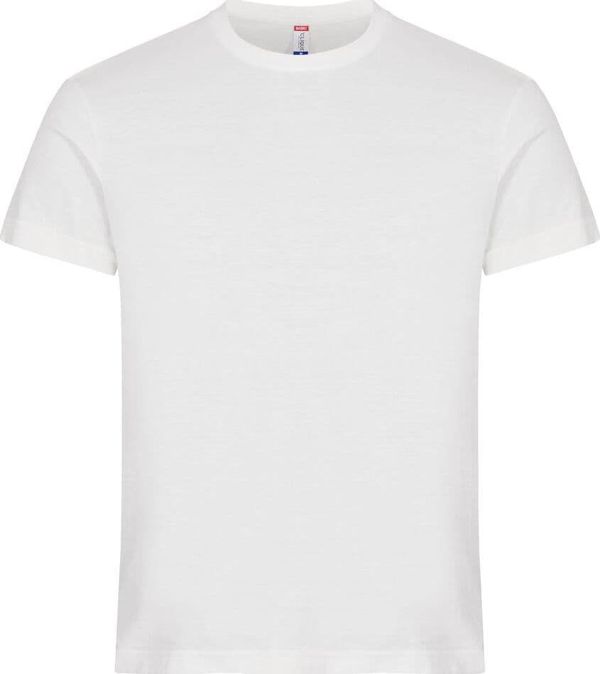 T-Shirt Clique Basic Avorio 145 gr in T-shirt Dresswork - Como, commercioVirtuoso.it