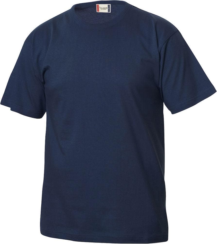 T-Shirt Clique Basic Blu Navy Bambino 145 gr in T-shirt Dresswork - Como, commercioVirtuoso.it