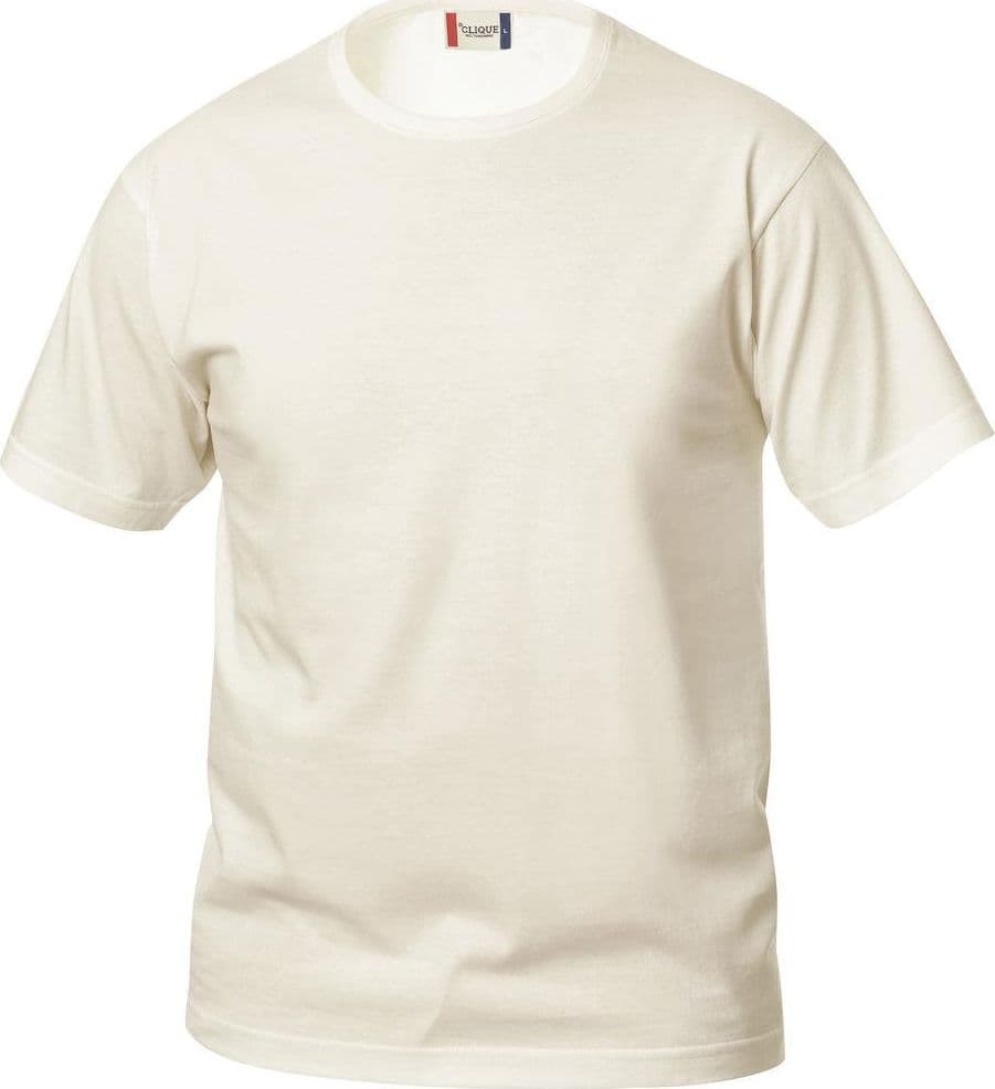 T-Shirt Clique Basic Beige Bambino 145 gr in T-shirt Dresswork - Como, commercioVirtuoso.it