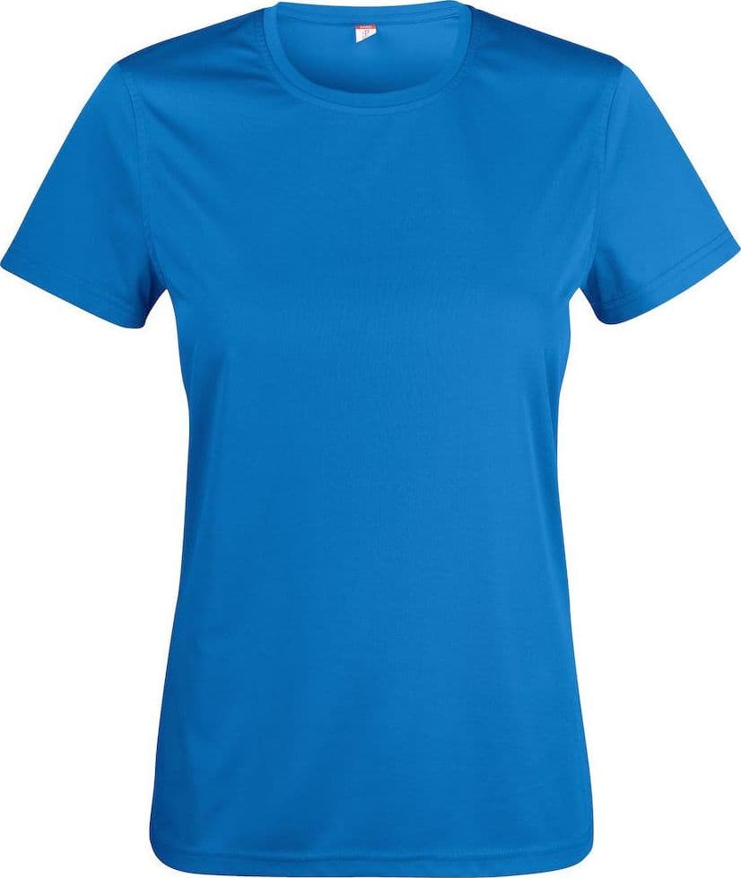 Basic Active-T Royal Azzurro T-Shirt Donna Tessuto Tecnico Sportivo Asciugatura Rapida in T-shirt Dresswork - Como, commercioVirtuoso.it