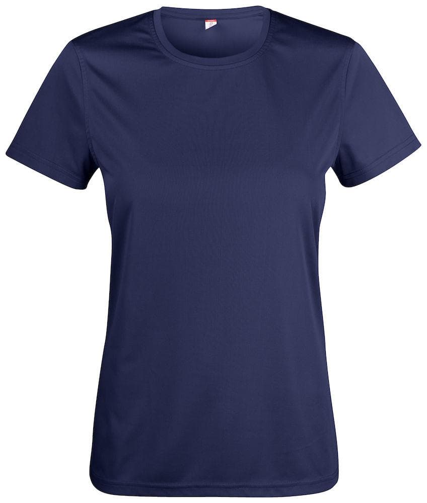 Basic Active-T Blu T-Shirt Donna Tessuto Tecnico Sportivo Asciugatura Rapida in T-shirt Dresswork - Como, commercioVirtuoso.it