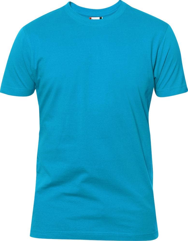T-Shirt Clique Premium Turchese 180 gr in T-shirt Dresswork - Como, commercioVirtuoso.it
