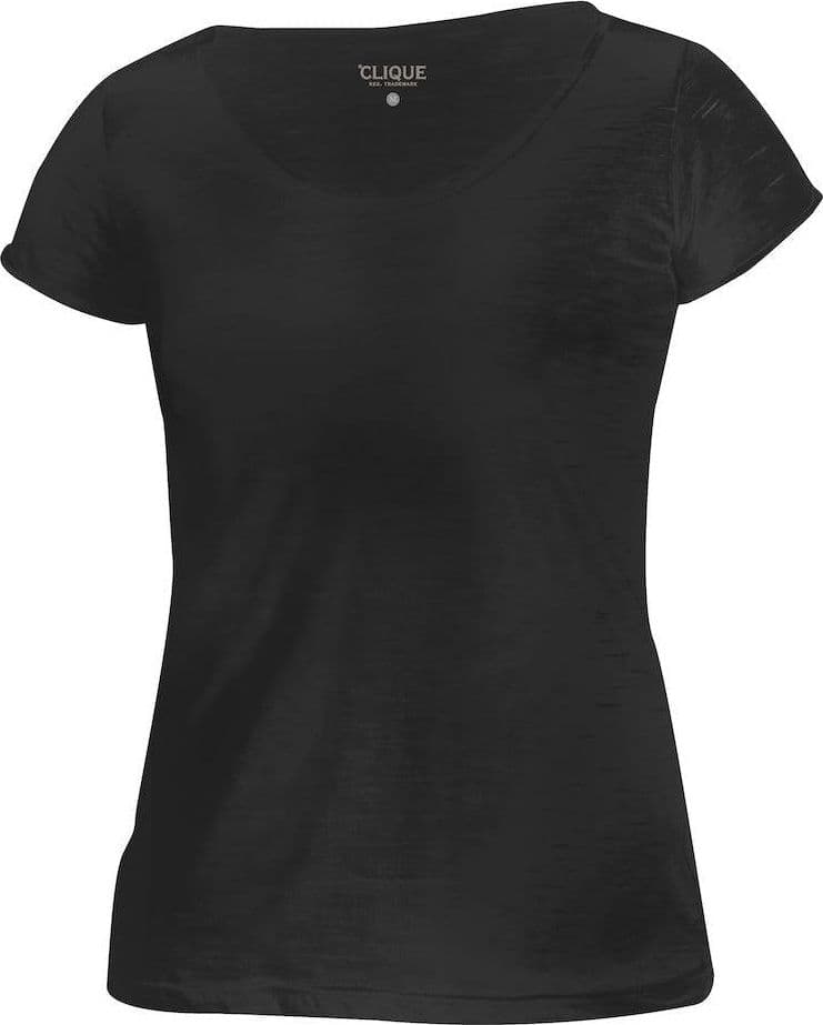 T-Shirt Derby Nero Maglietta Donna Cotone Fiammato in T-shirt Dresswork - Como, commercioVirtuoso.it