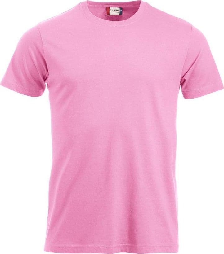 T-Shirt Clique Classic Rosa Brillante 160 gr Taglie Forti in T-shirt Dresswork - Como, commercioVirtuoso.it