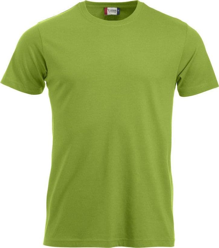 T-Shirt Clique Classic Verde Chiaro 160 gr Taglie Forti in T-shirt Dresswork - Como, commercioVirtuoso.it