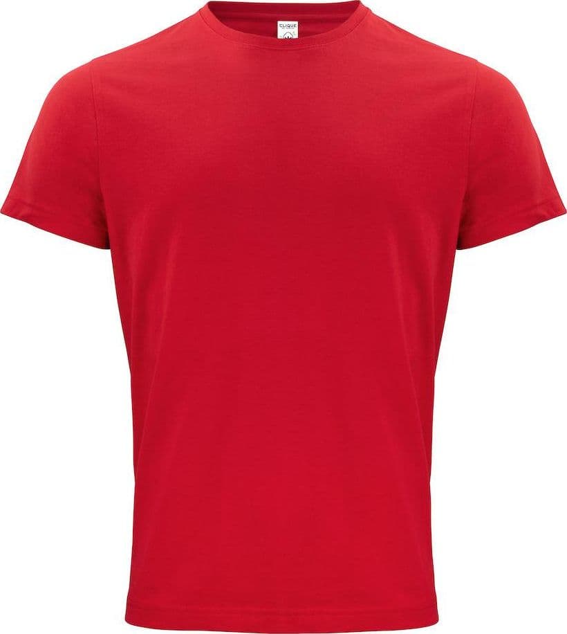 Classic Organic-T Rosso T-Shirt Cotone Biologico Ecosostenibile in T-shirt Dresswork - Como, commercioVirtuoso.it
