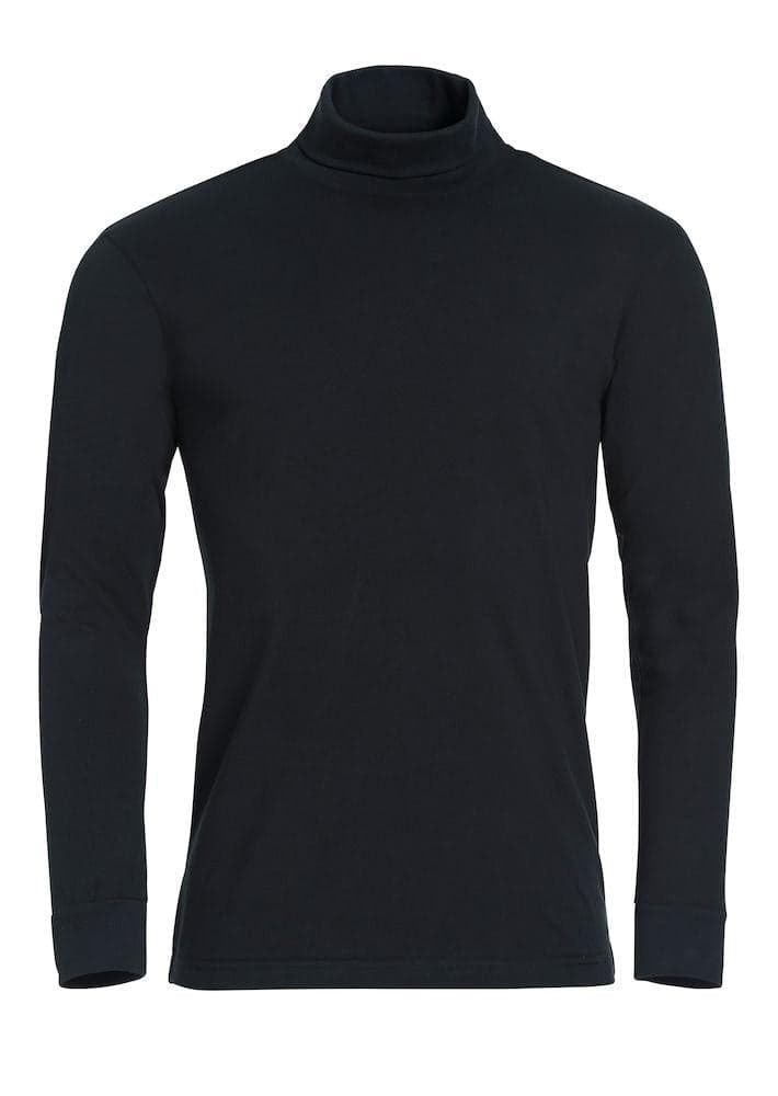 Dolcevita Elgin Nero Maglioncino Collo Alto Uomo Puro Cotone in T-shirt Dresswork - Como, commercioVirtuoso.it