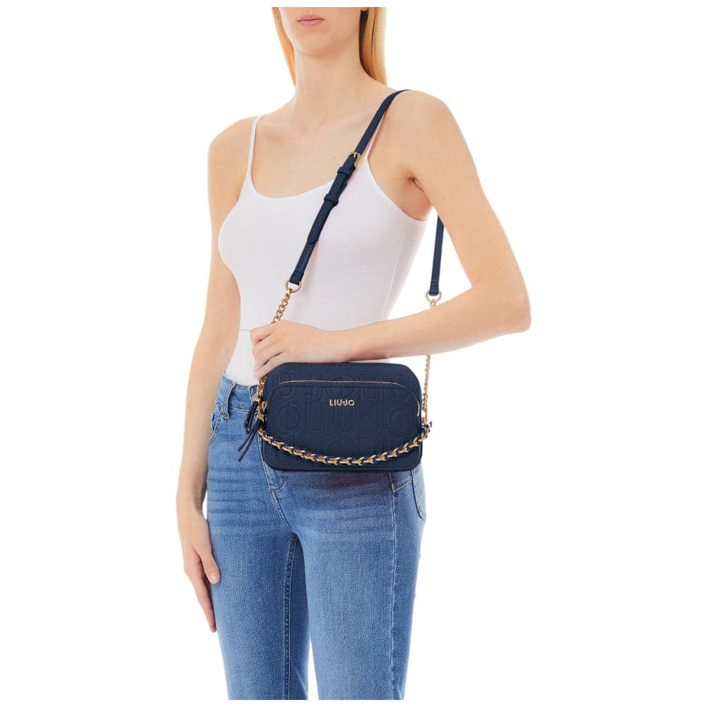 Liu Jo camera case blu borsa tracolla linea Adonide AA5198E0538 Borse Liu Jo