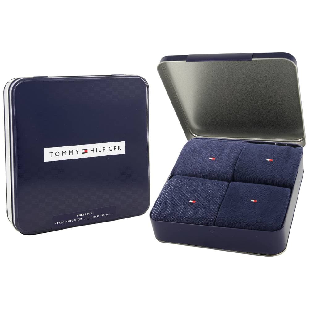 Tommy Hilfiger 4 paia di calzini blu al ginocchio 701235378001 in Calze Prodotti di Classe - Nocera Superiore, commercioVirtuoso.it