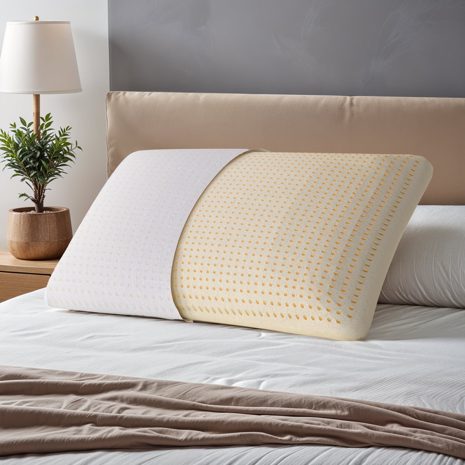 Cuscino Guanciale Memory Foam 40x70 cm | Altezza 11 cm | Cervicale Ipoallergenico, Ergonomico, Traspirante, Antisoffoco e Rinfrescante. in Cuscini The White Stone - San Donà di Piave, commercioVirtuoso.it