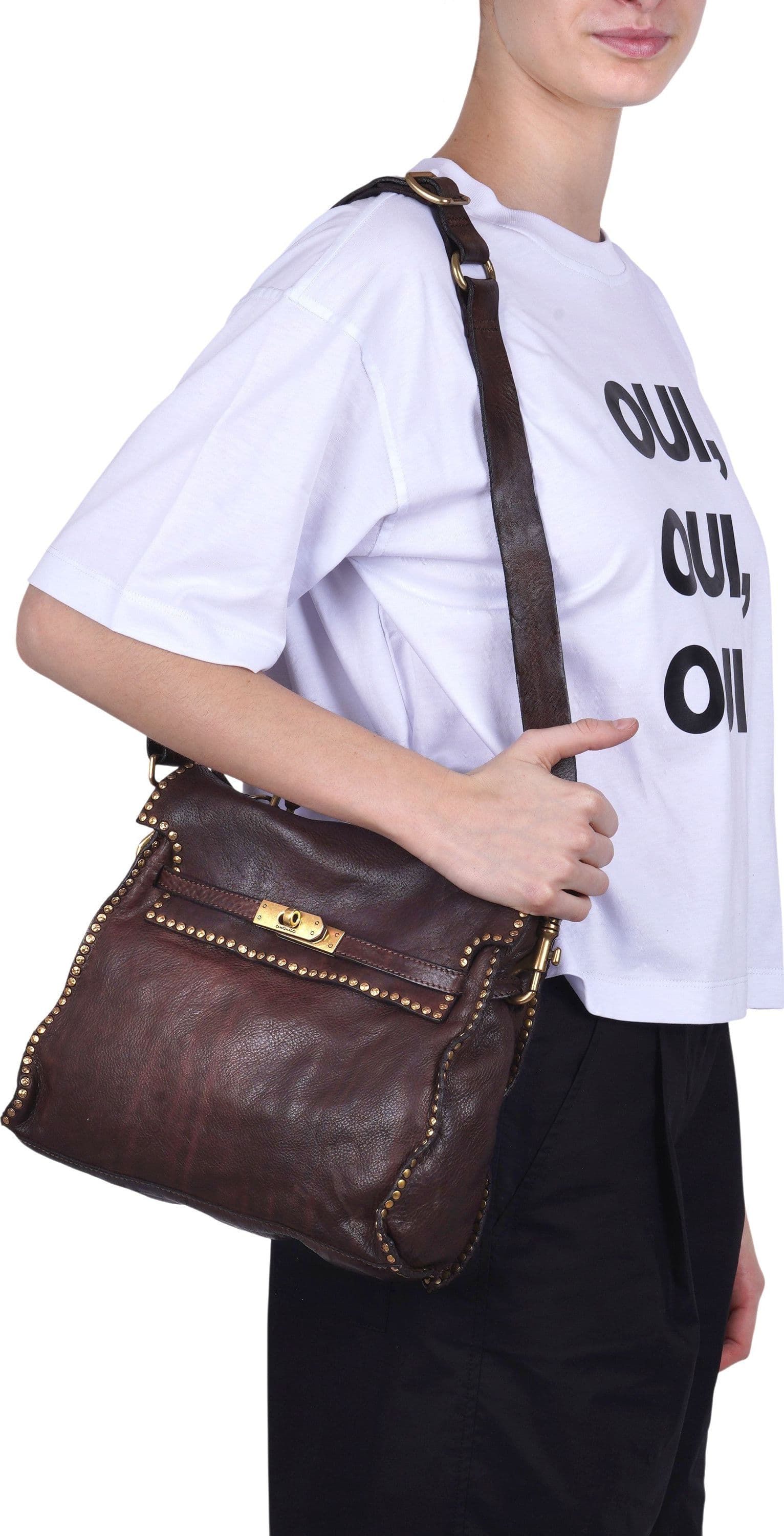 CAMPOMAGGI Campomaggi - Borsa media - 471091 - Moro da donna in Borse a tracolla Drestige - Casamassima, commercioVirtuoso.it