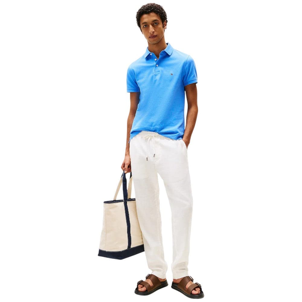 Tommy Hilfiger maglietta polo azzurra TH 1985 MW0MW17771C30 Polo Tommy Hilfiger