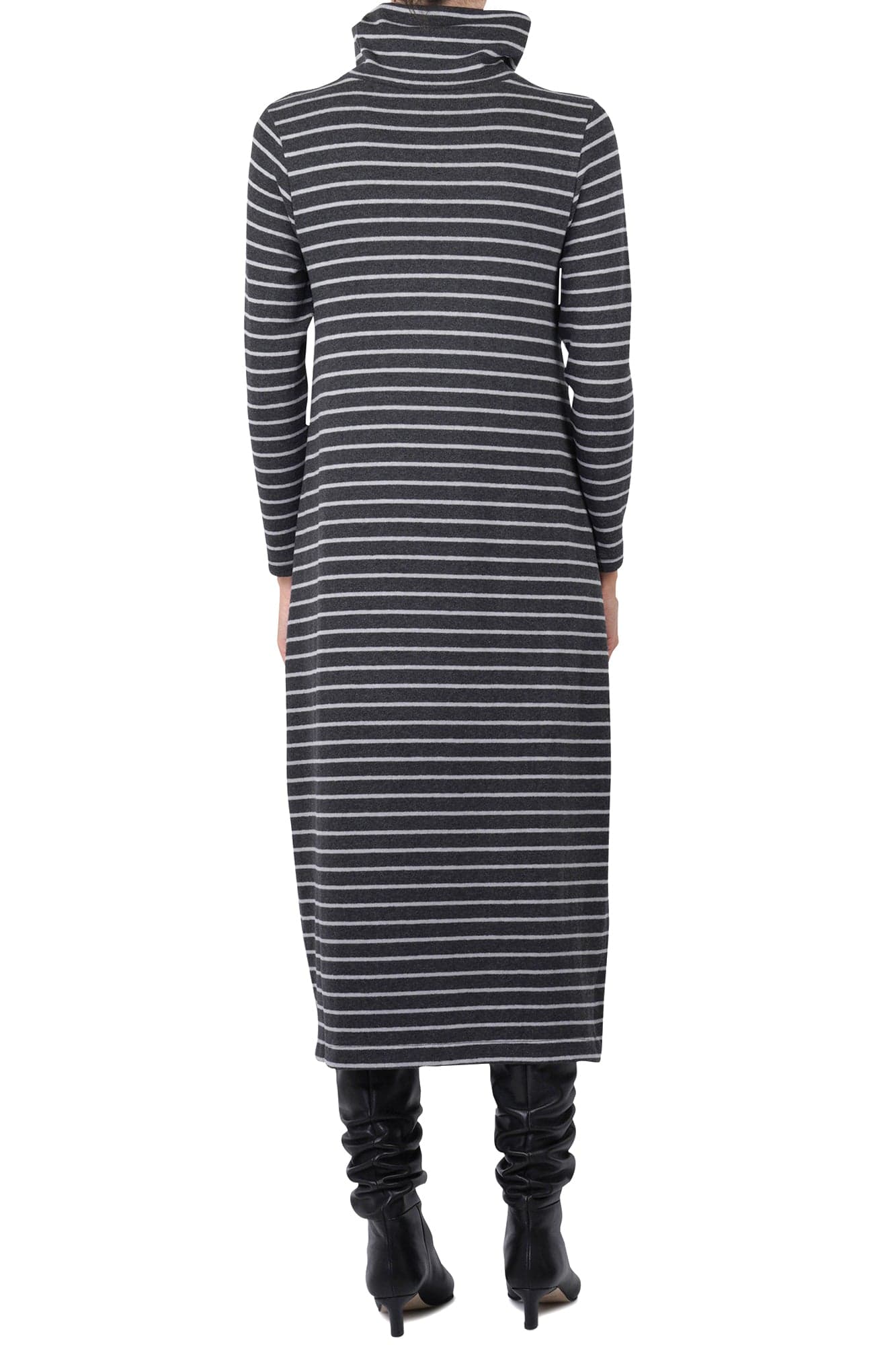 MAMA B Mama B - Abito - 460647 - Grigio/Antracite da donna in Casual Drestige - Casamassima, commercioVirtuoso.it