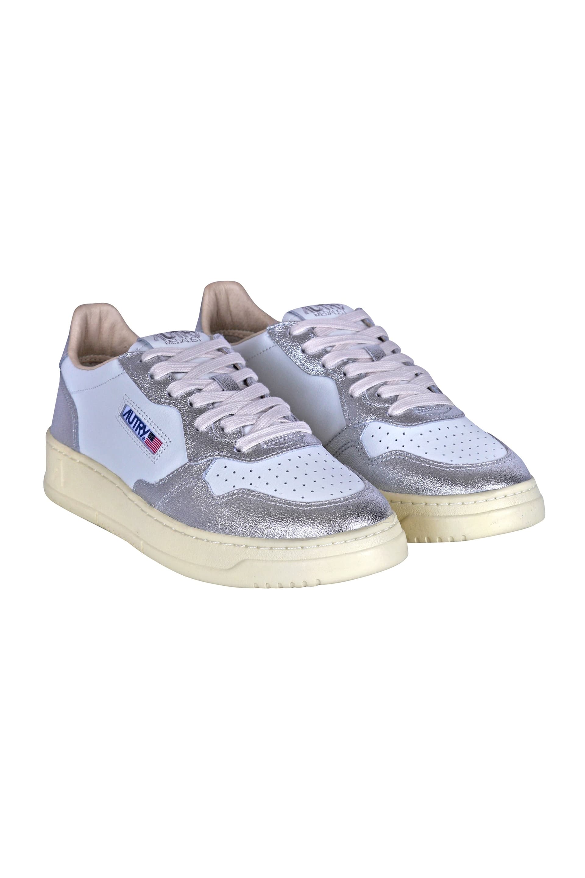 AUTRY Autry - Sneakers - 470561 - Bianco/Argento da donna in Sneaker casual Drestige - Casamassima, commercioVirtuoso.it
