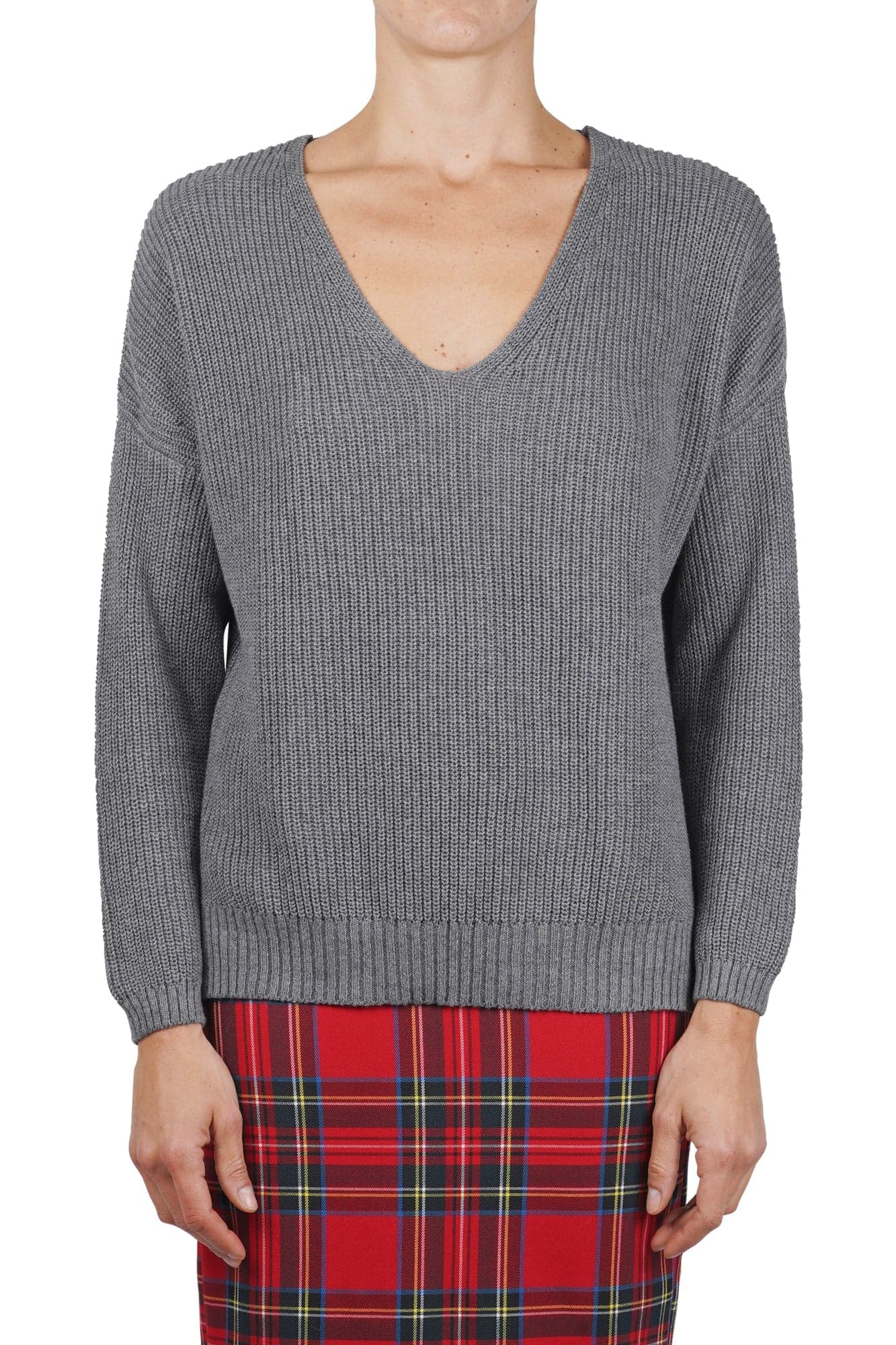 LA FEMME BLANCHE La Femme Blanche - Maglia - 461399 - Grigio da donna in Felpe senza cappuccio Drestige - Casamassima, commercioVirtuoso.it