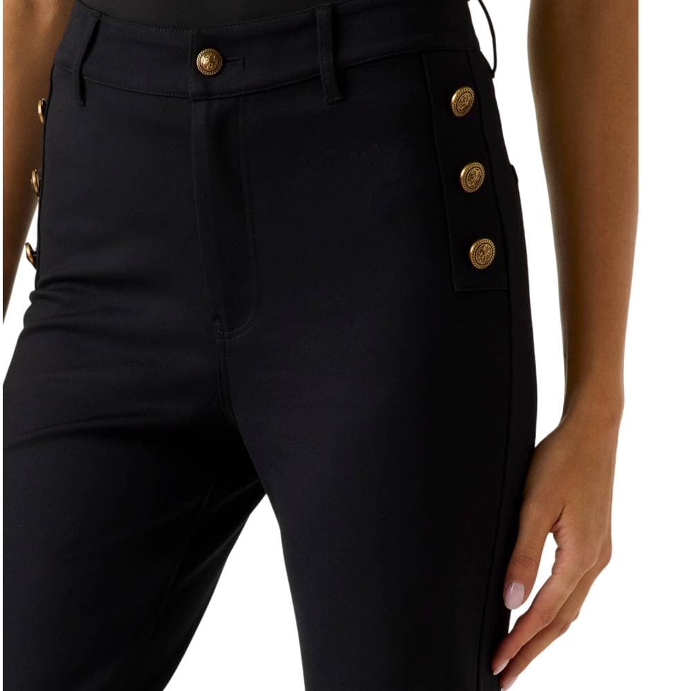Guess pantalone flare nero CHRISSY W5BB16KCMU2JBLK in Pantaloni Prodotti di Classe - Nocera Superiore, commercioVirtuoso.it