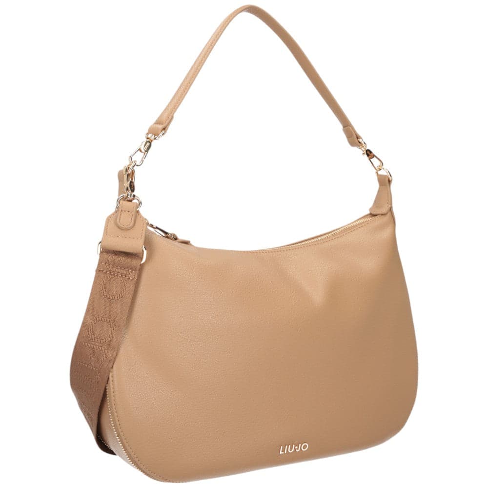 Liu Jo borsa a spalla caramello hobo large linea Kaliska AA5134E0054 Borse Liu Jo