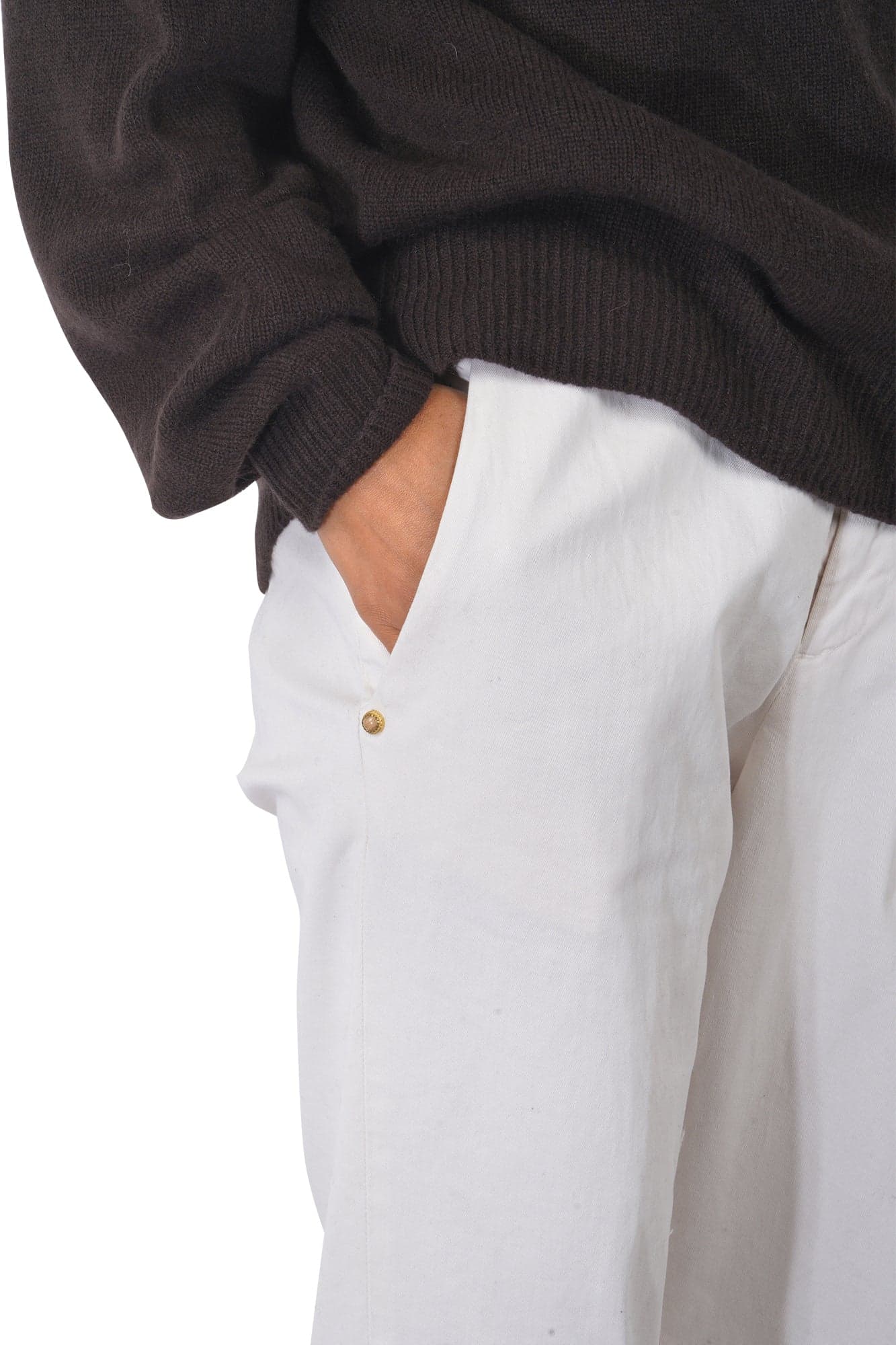 WHITE SAND White Sand - Pantalone - 460104 - Burro da donna in Pantaloni Drestige - Casamassima, commercioVirtuoso.it