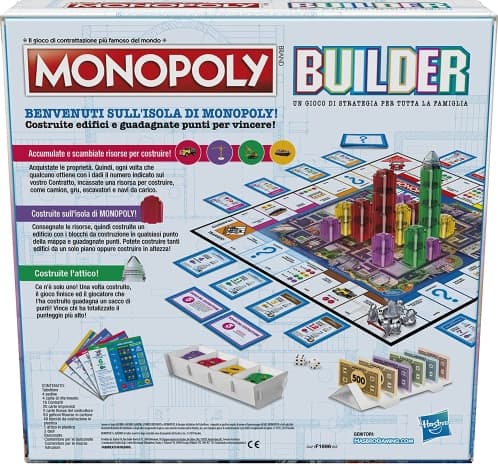 Hasbro Monopoly Builder Gioco Da Tavolo in Giochi di società Prezzo Bomba Store - Casalnuovo di Napoli, commercioVirtuoso.it