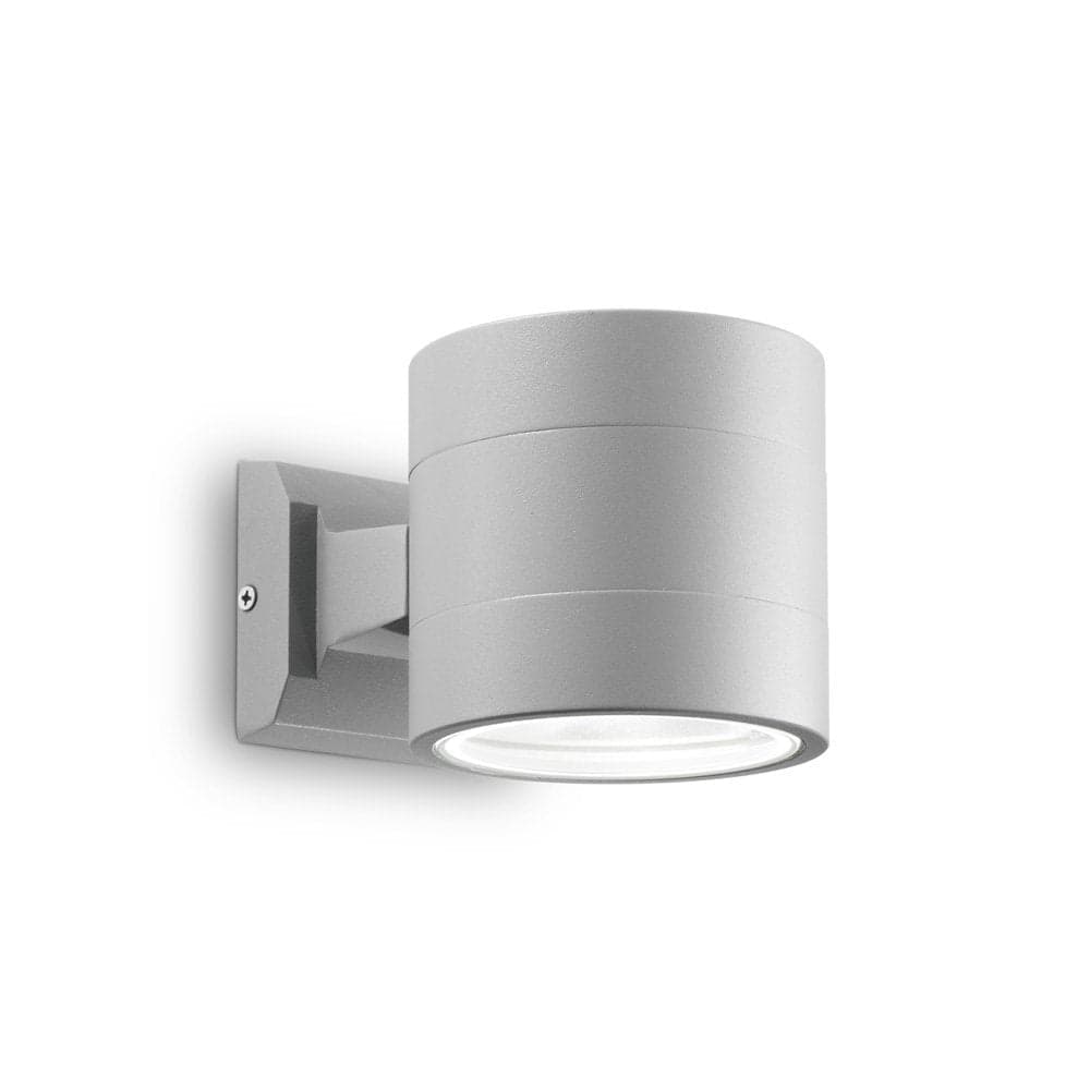 Applique Moderna Snif Round Alluminio Grigio 1 Luce G9 3W 3000K Luce Calda in Lampade da parete LuceArt - Montecorvino Pugliano, commercioVirtuoso.it