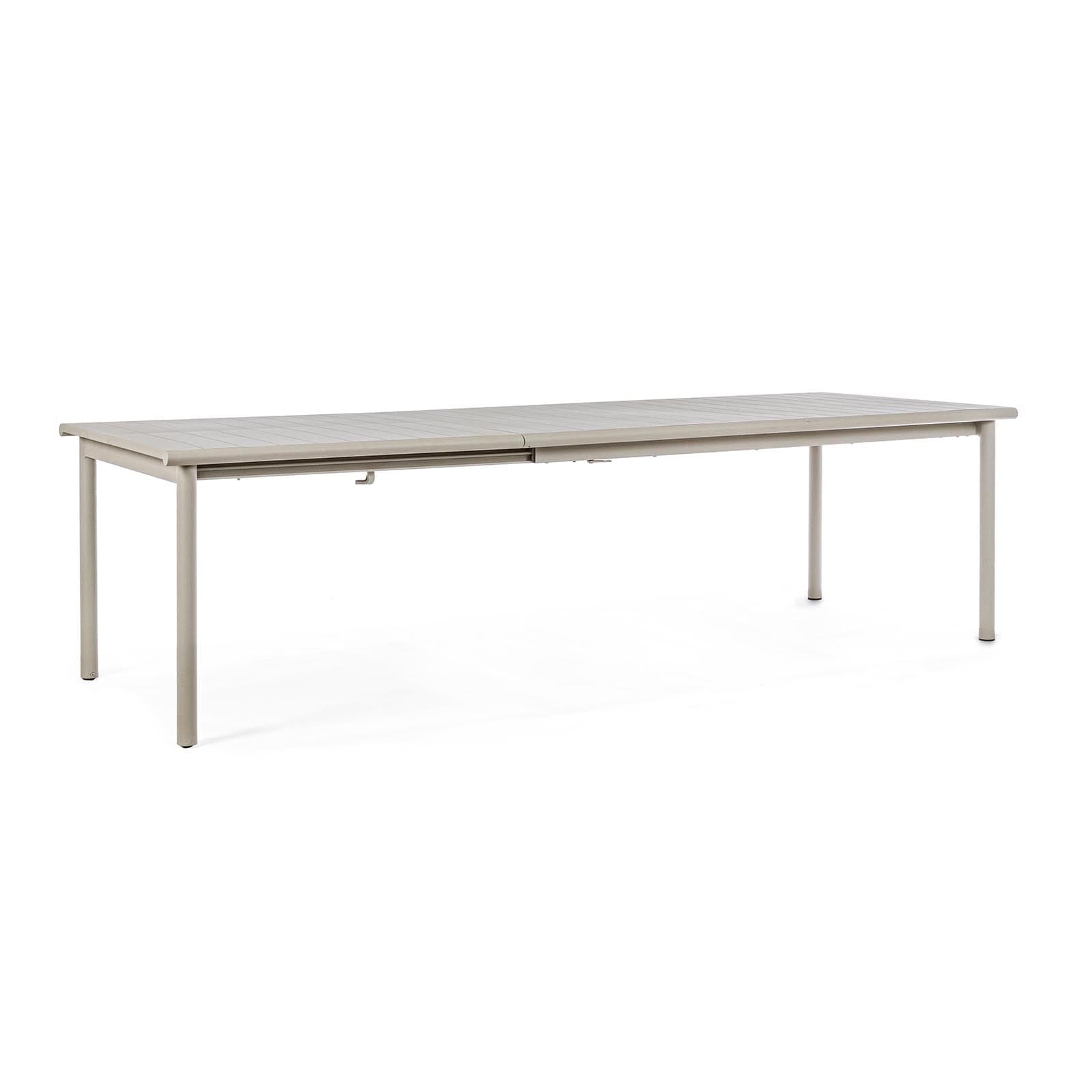 Tavolo allungabile "Kendall" in alluminio verniciato da esterno per giardino e veranda 180/280 cm - 5