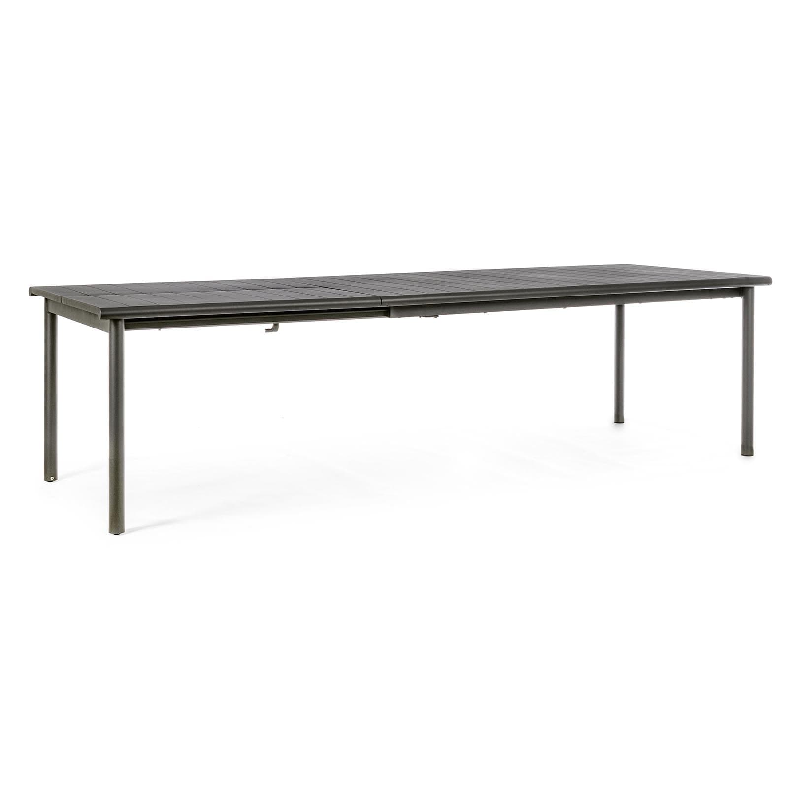 Tavolo allungabile "Kendall" in alluminio verniciato da esterno per giardino e veranda 180/280 cm - 6