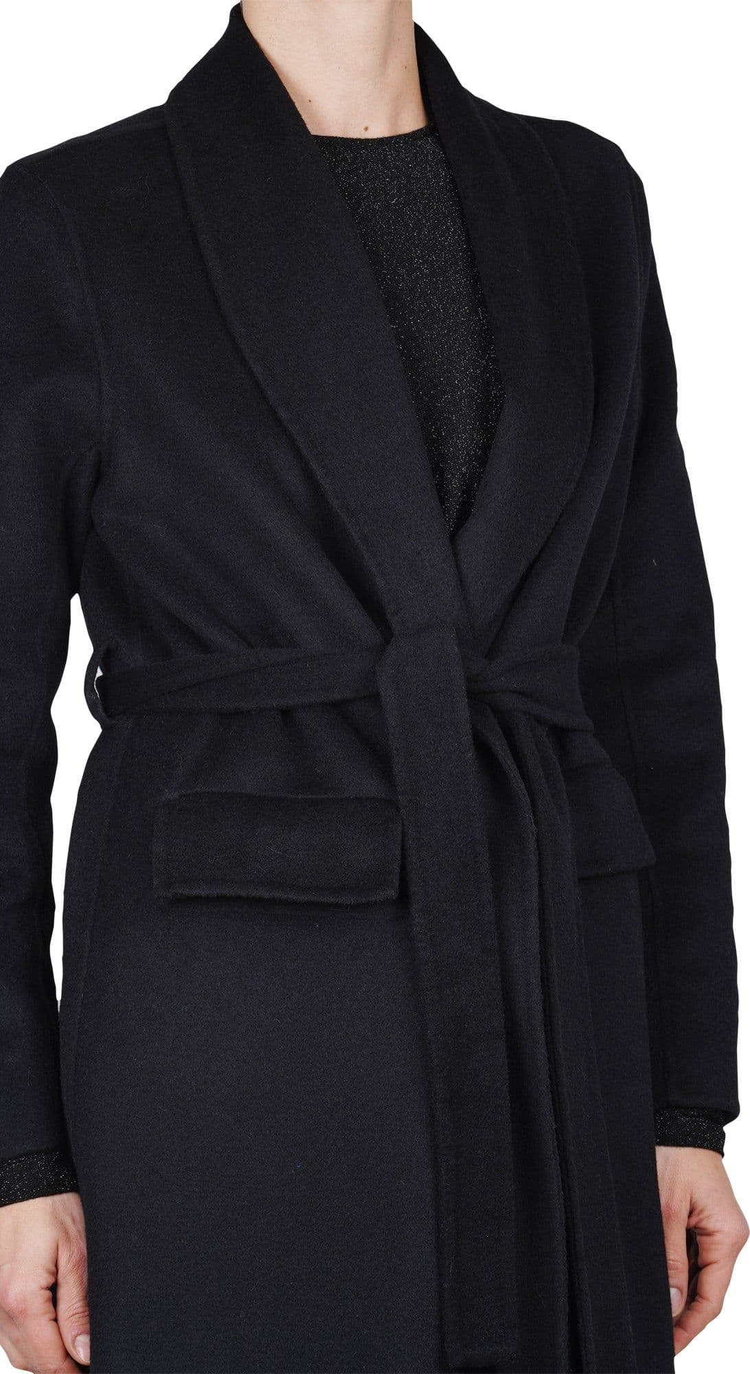 ALESSIA SANTI Alessia Santi - Cappotto - 461588 - Nero da donna in Cappotti Drestige - Casamassima, commercioVirtuoso.it