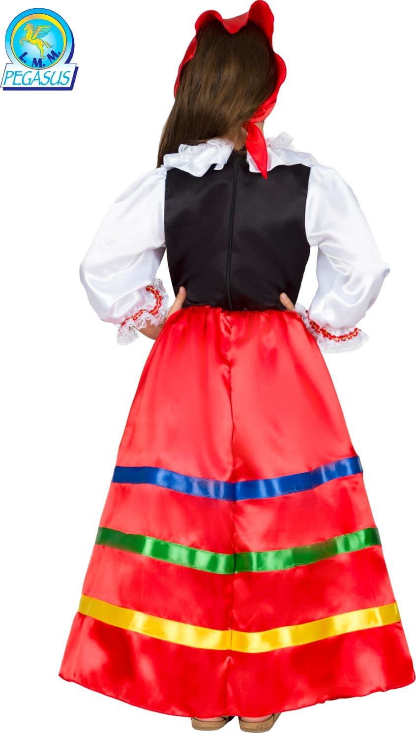 COSTUME CARNEVALE TARANTELLA PICCOLA - PEGASUS 0709 in Bambini Falco Biancheria - Parete, commercioVirtuoso.it