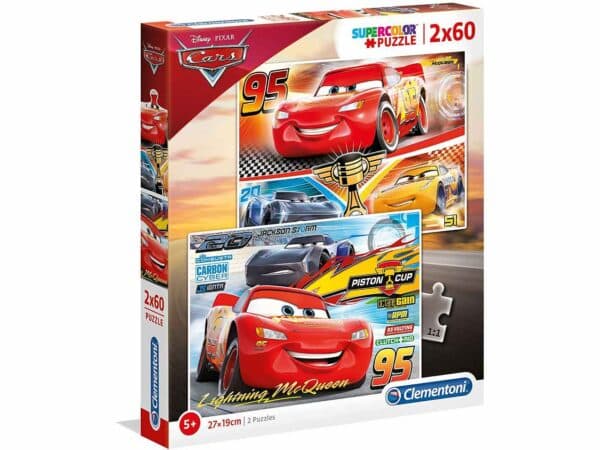 Puzzle 2x60 cars 3 in Puzzle classici Save The Money - Rimini, commercioVirtuoso.it