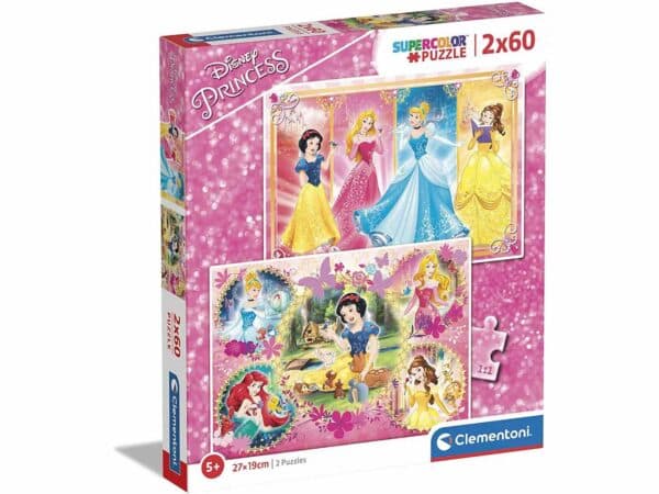 Puzzle 2x60 princess in Puzzle classici Save The Money - Rimini, commercioVirtuoso.it