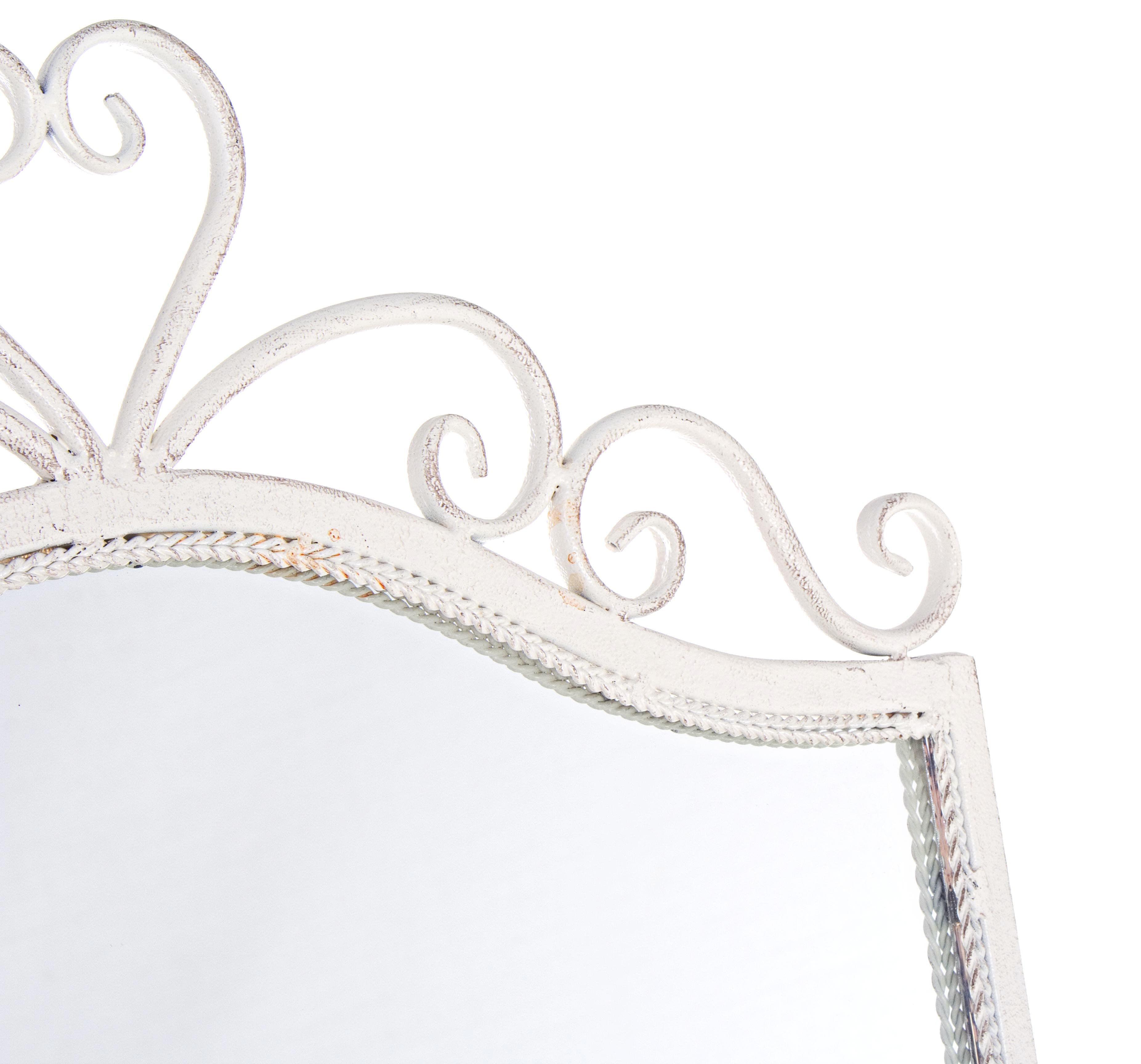 Specchio in acciaio "Emily" h 51x50x165 cm in Specchi da parete Decor Space - Altamura, commercioVirtuoso.it
