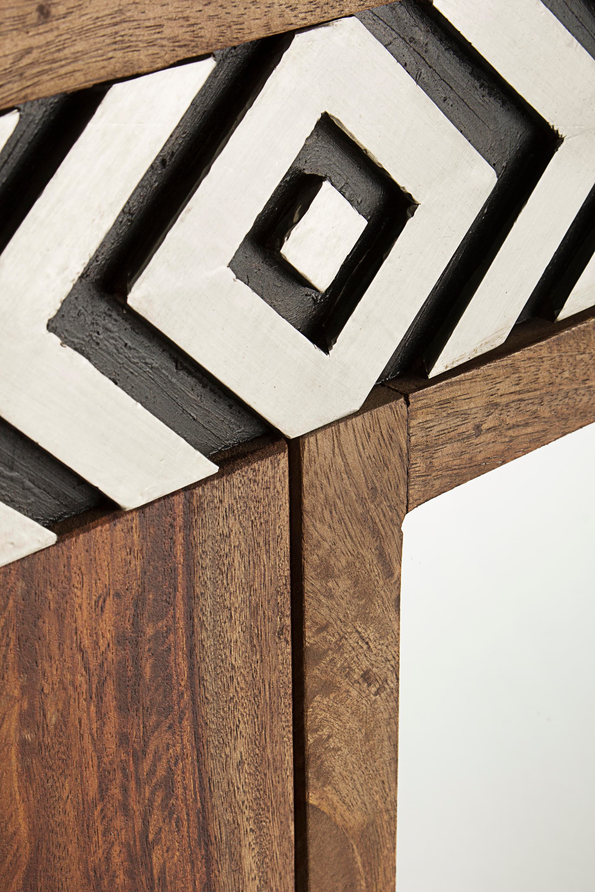 Specchio con cornice in legno "Dhaval" h 100a - 4b - 70 cm in Specchi da parete Decor Space - Altamura, commercioVirtuoso.it
