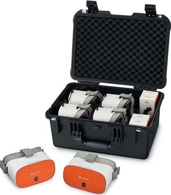 Kit di realtÀ virtuale classvr premium da 4 visori -64gb(usb controller e custodia ricarica incl) cvr264-crs-4- richiedere bid
