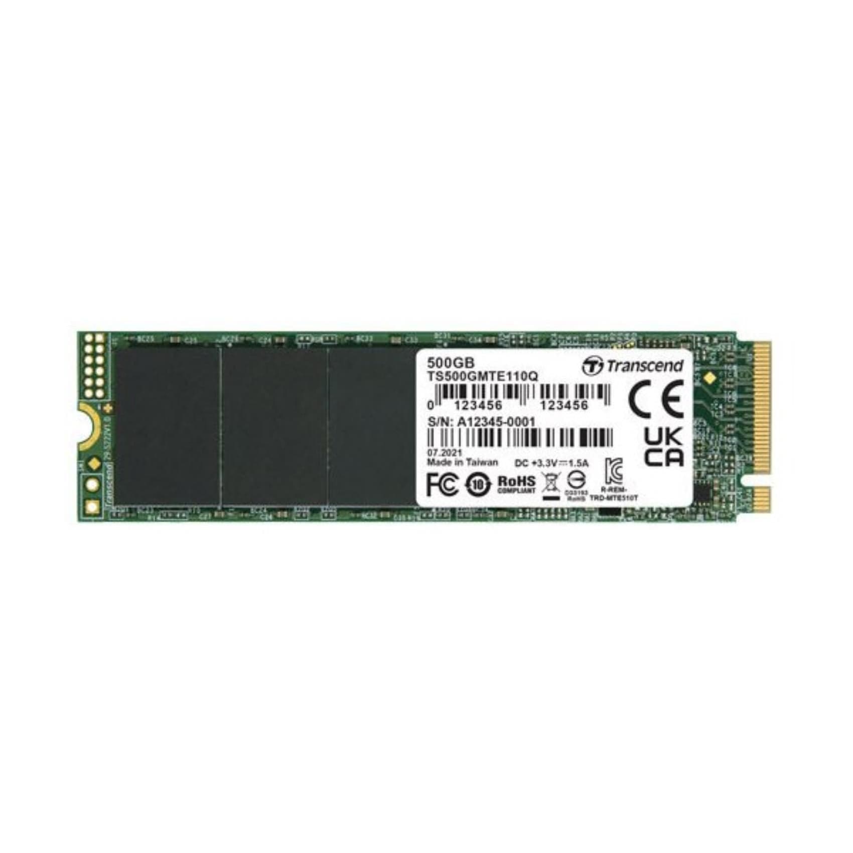 500 gb m.2 2280 pcie gen3x4 m-key - TS500GMTE110Q