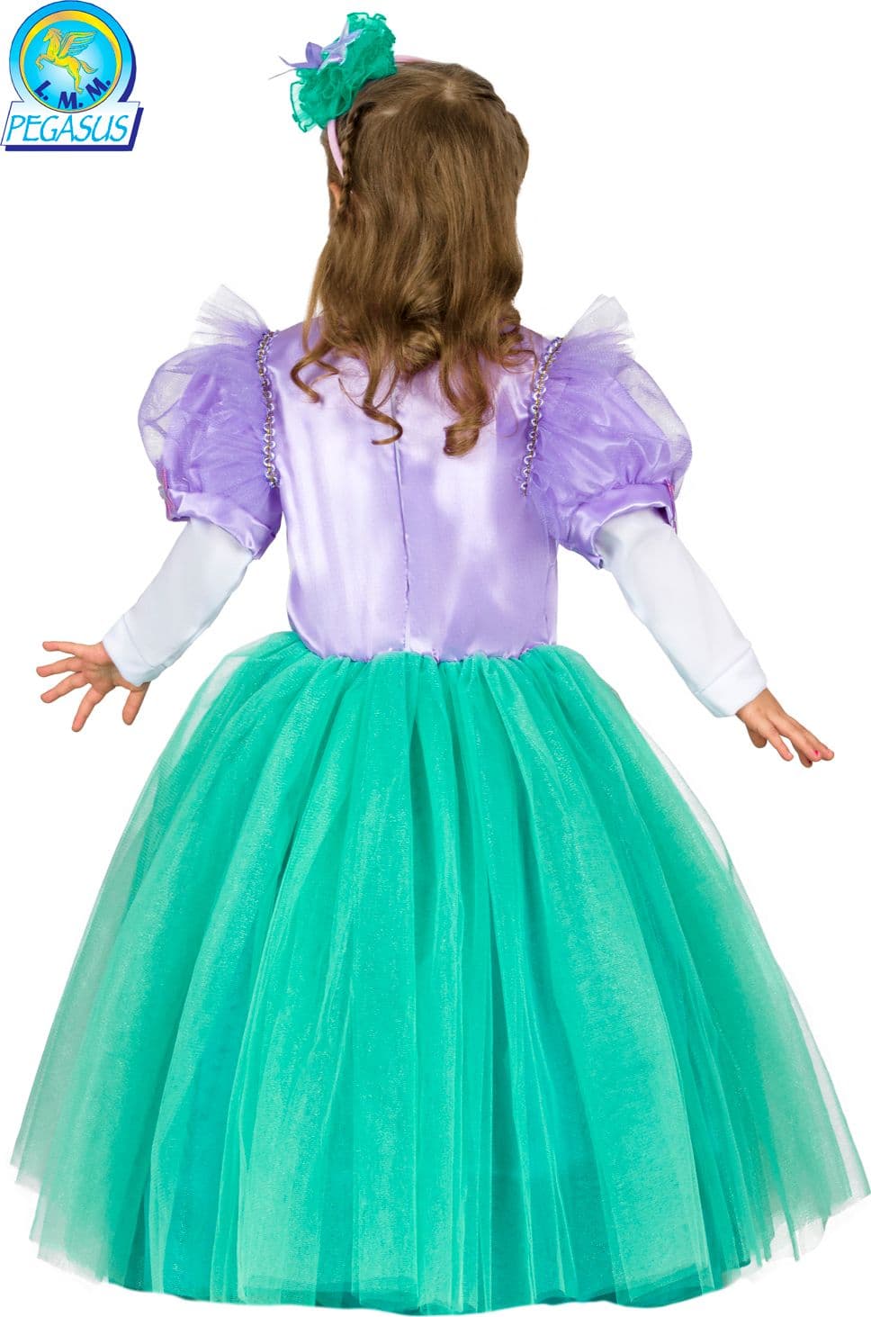 COSTUME CARNEVALE PRINCIPESSA SIRENA - PEGASUS 0766 in Bambini Falco Biancheria - Parete, commercioVirtuoso.it