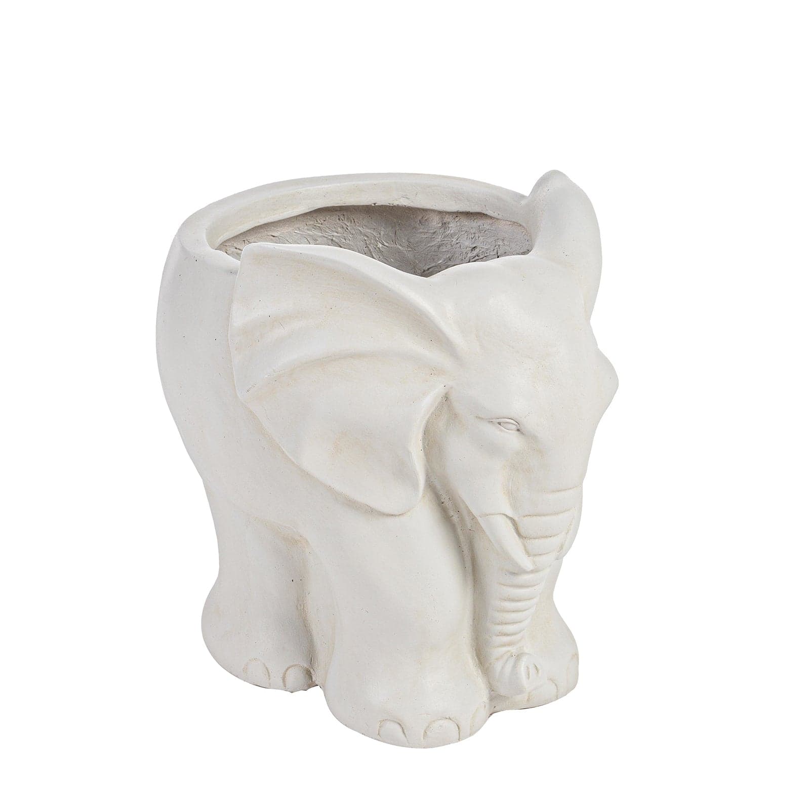 PortaVaso Garden in Fibra di Argilla per uso esterno. – Piccolo, Elefante – Bizzotto Homemotion
