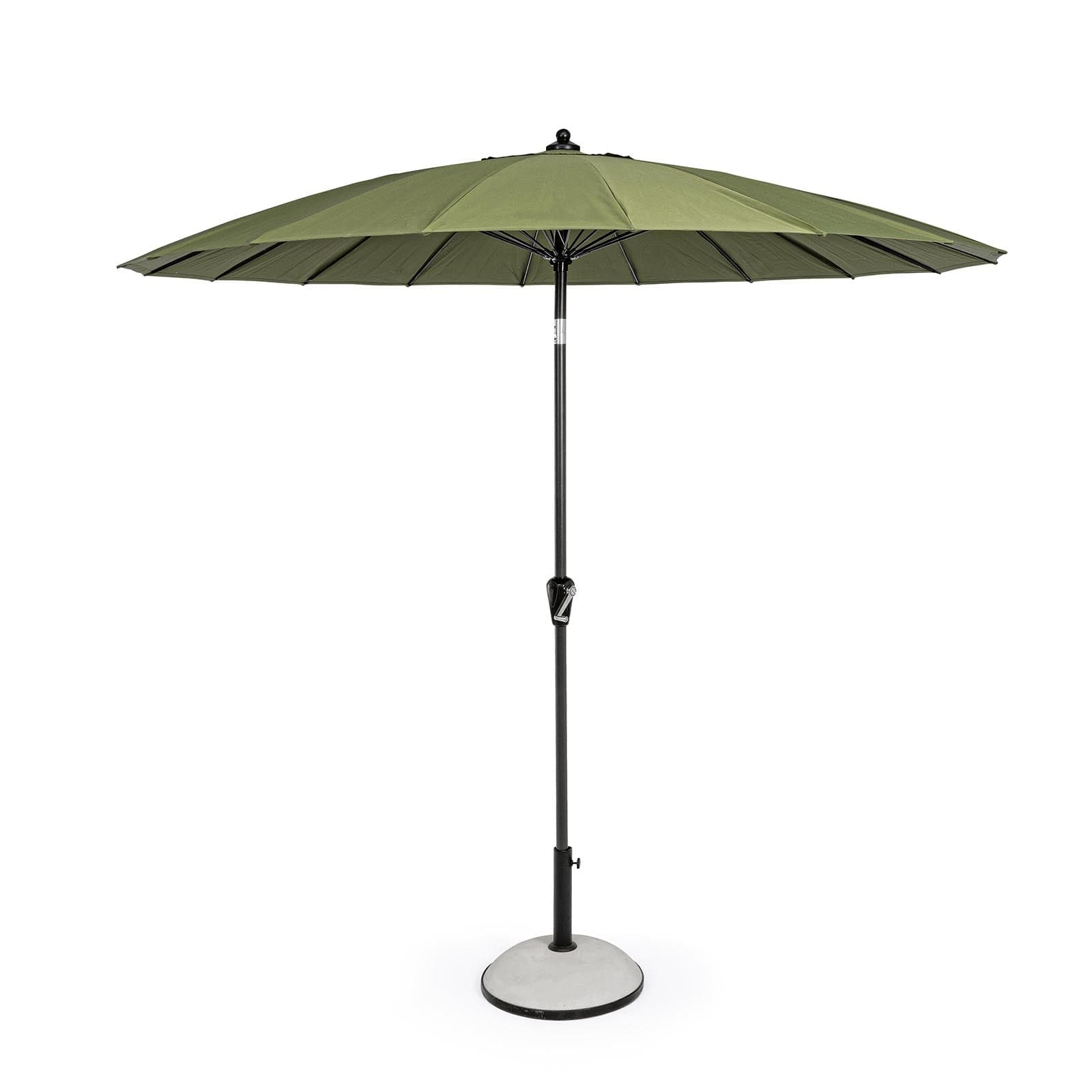 Ombrellone palo centrale "Atlanta" in acciaio verniciato a polvere per giardino e balcone Ø 270 cm - 21