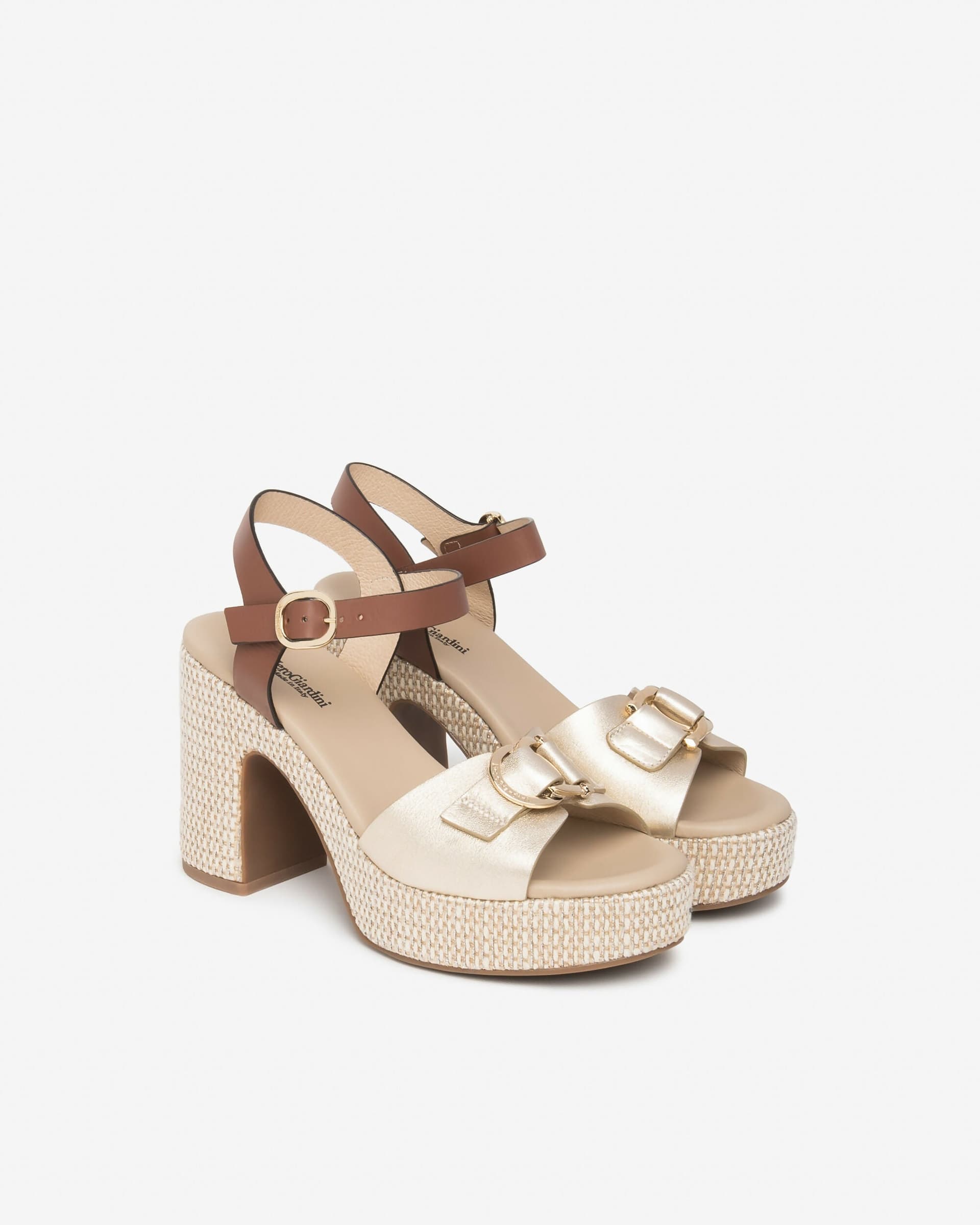 NeroGiardini Donna Sandali in Pelle in Scarpe col tacco Cantali Calzature - Randazzo, commercioVirtuoso.it