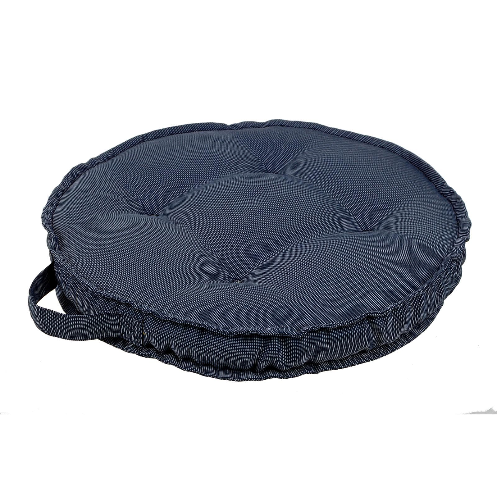 Cuscino trapuntato per sedia tonda Etienne in poliestere 230 gr idrorepellente per interno ed esterno - 8