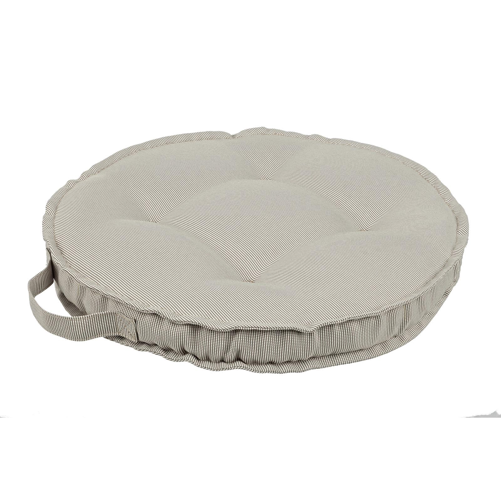 Cuscino trapuntato per sedia tonda Etienne in poliestere 230 gr idrorepellente per interno ed esterno - 9