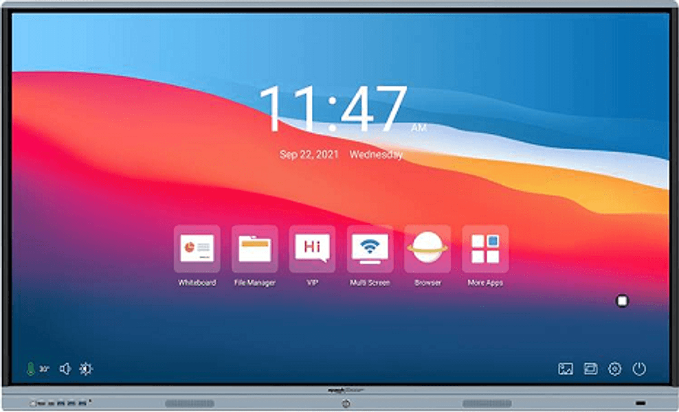 Machpower display touch interattivo 75 16:9 4k uhd, 20 tocchi, 3gb ram / 32 gb storage, vga/hdmi, lan/wifi, usb-c, staffa inclusa, android 9 educational - EB-TS75C-039